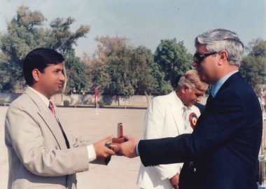 Flt Lt Abdur Rehman Jami  & Chief of the Air Staff Air Chief Marshal ABBAS KHATTAK