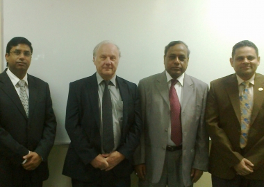 Educators with the team leader : Dr. Abdur Rehman Jami ,Mr Jim, Dr. Firoz  Ahmed & Mr Rafillah
